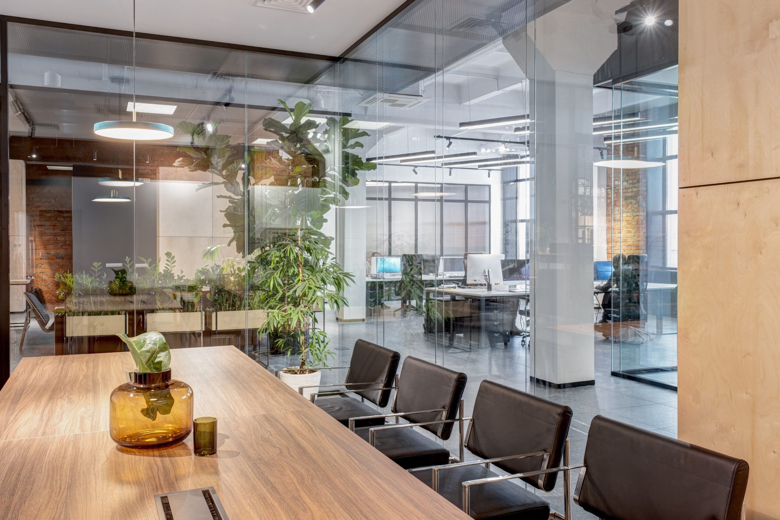 Empty conference room